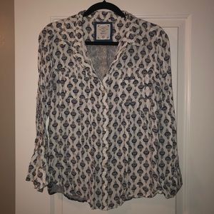 Patterned button up